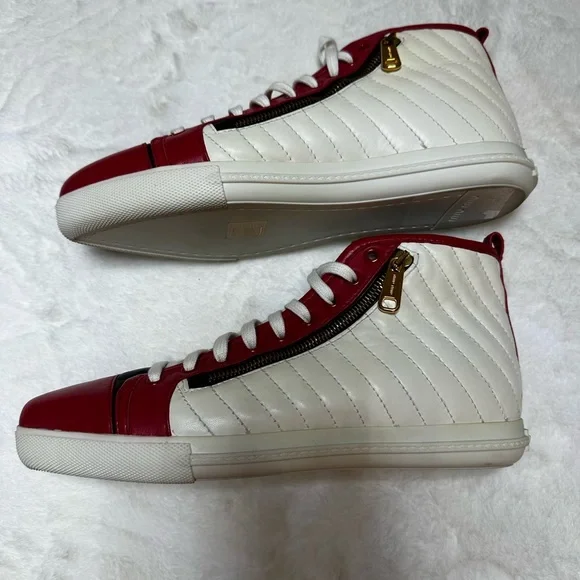 Miu Miu Red, Black, and off White Sneakers - Picture 2 of 12